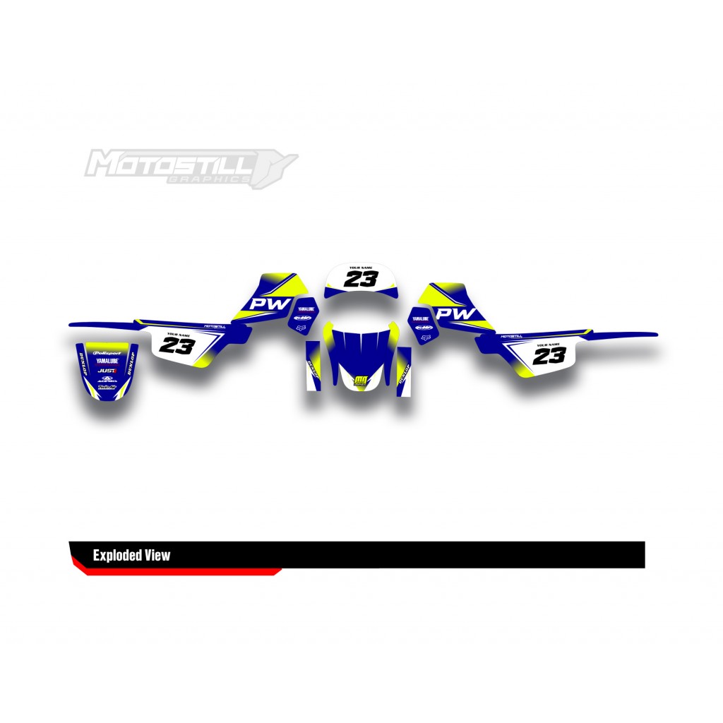 YAMAHA PW 50 GRAPHIC STICKER KIT              