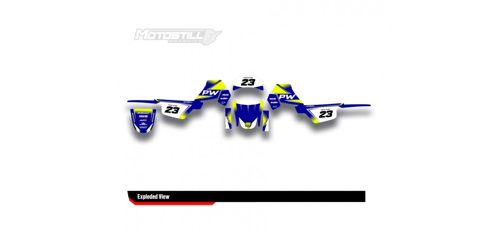 YAMAHA PW 50 GRAPHIC STICKER KIT              