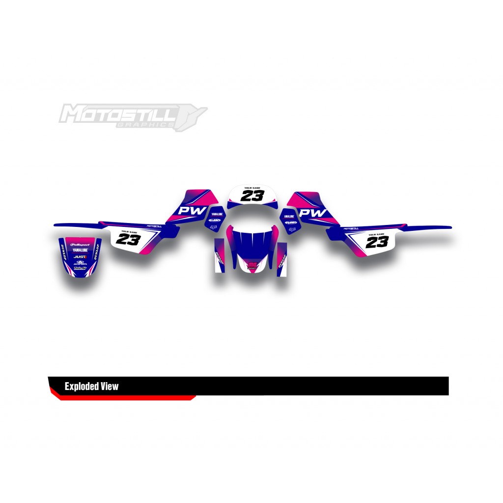 YAMAHA PW 50 GRAPHIC STICKER KIT              