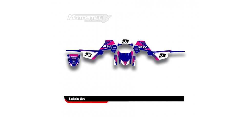 YAMAHA PW 50 GRAPHIC STICKER KIT              