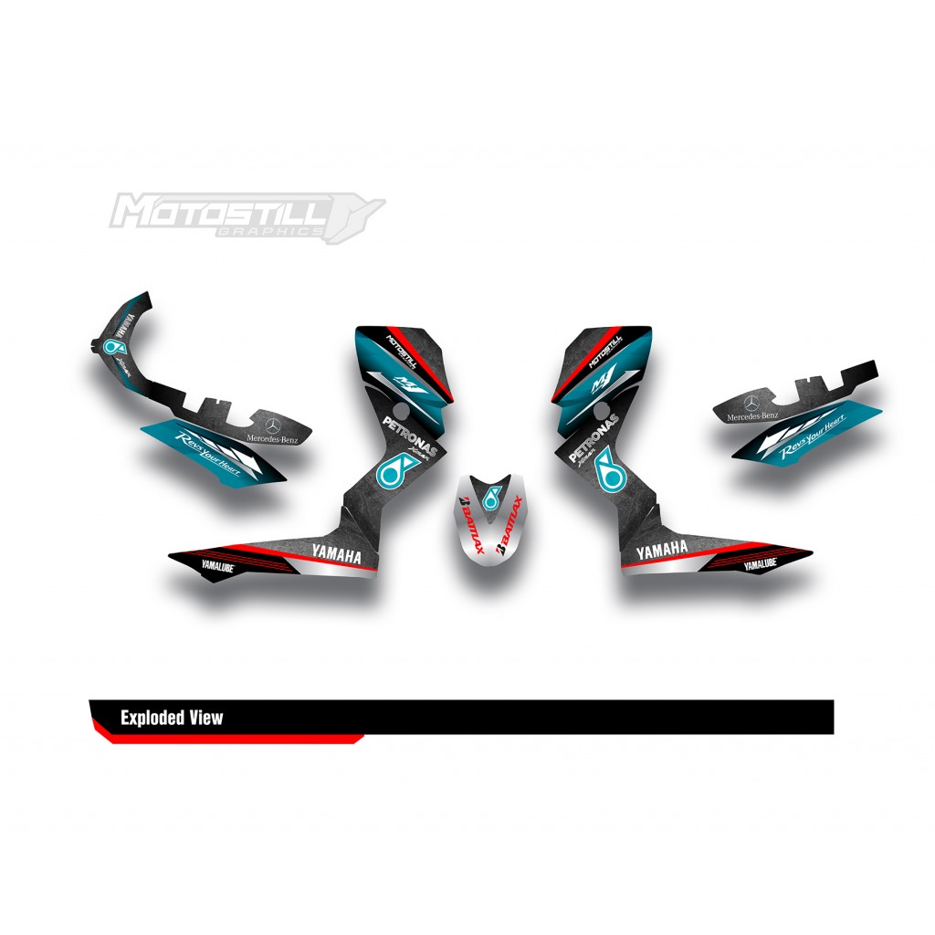 YAMAHA XMAX GRAPHIC STICKER SET - DECAL KIT