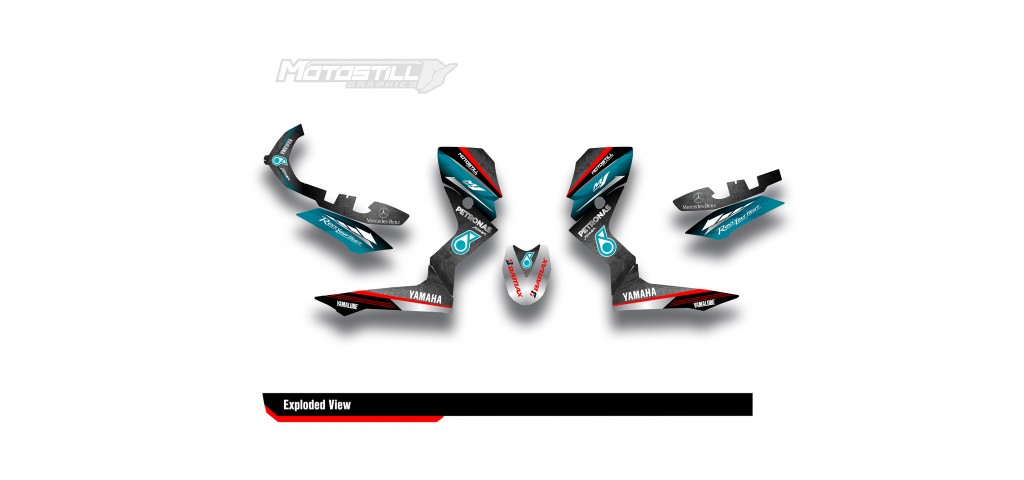 YAMAHA XMAX GRAPHIC STICKER SET - DECAL KIT