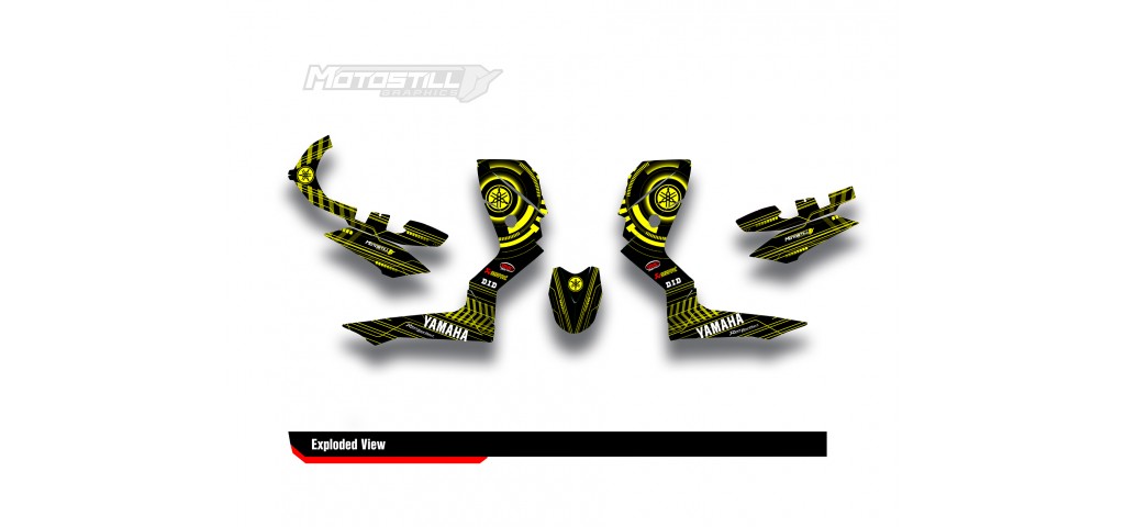 YAMAHA XMAX GRAPHIC STICKER SET - DECAL KIT
