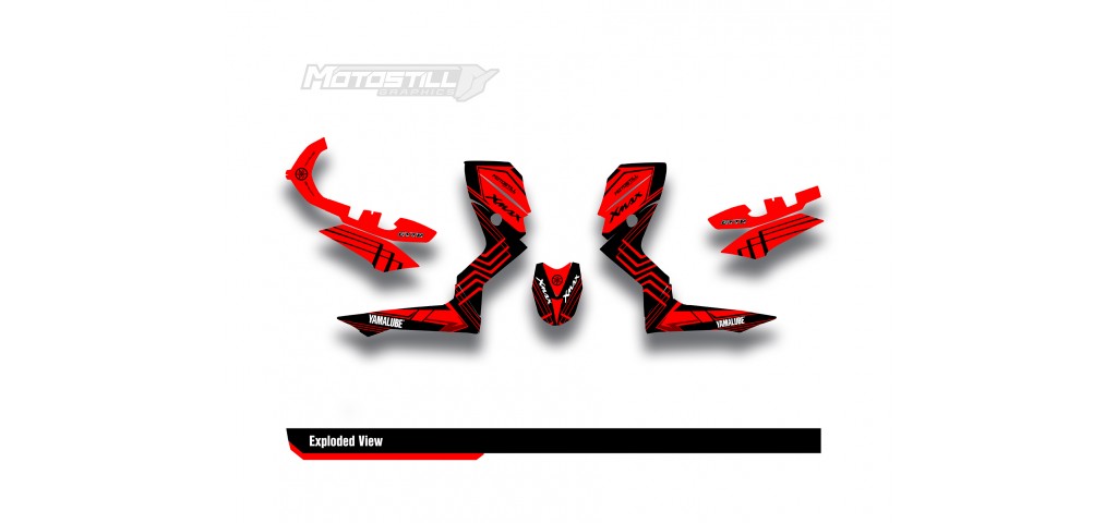 YAMAHA XMAX GRAPHIC STICKER SET - DECAL KIT