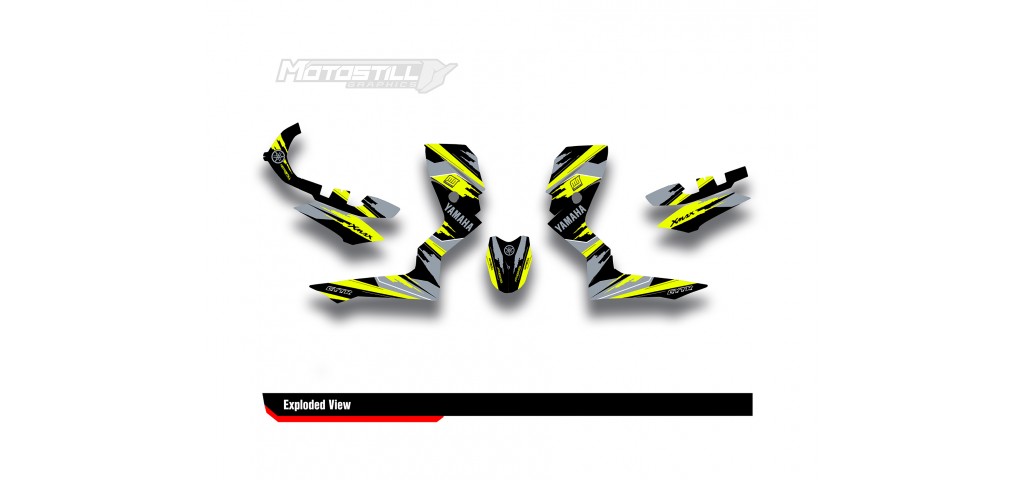 YAMAHA XMAX GRAPHIC STICKER SET - DECAL KIT