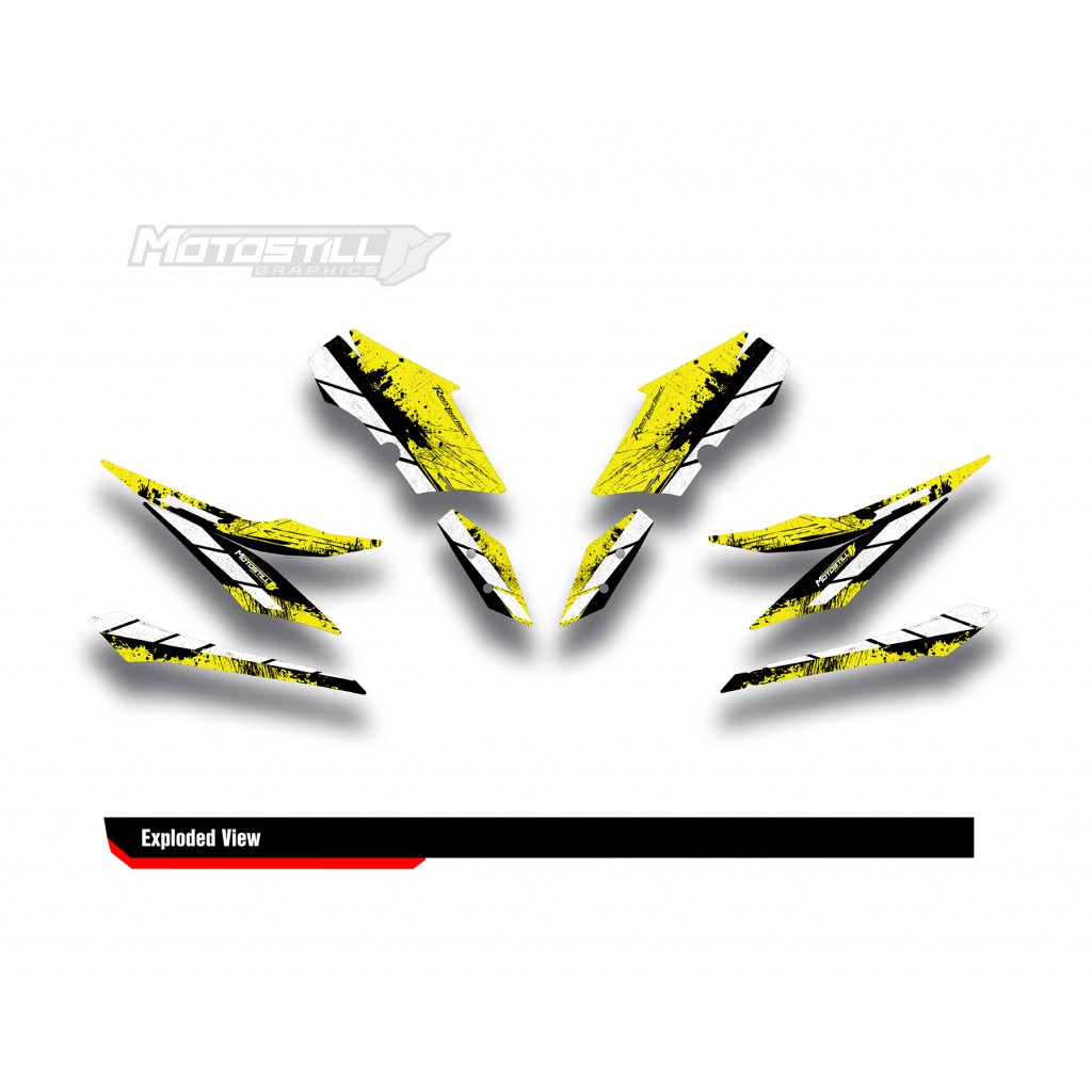 YAMAHA XMAX GRAPHIC STICKER SET - DECAL KIT