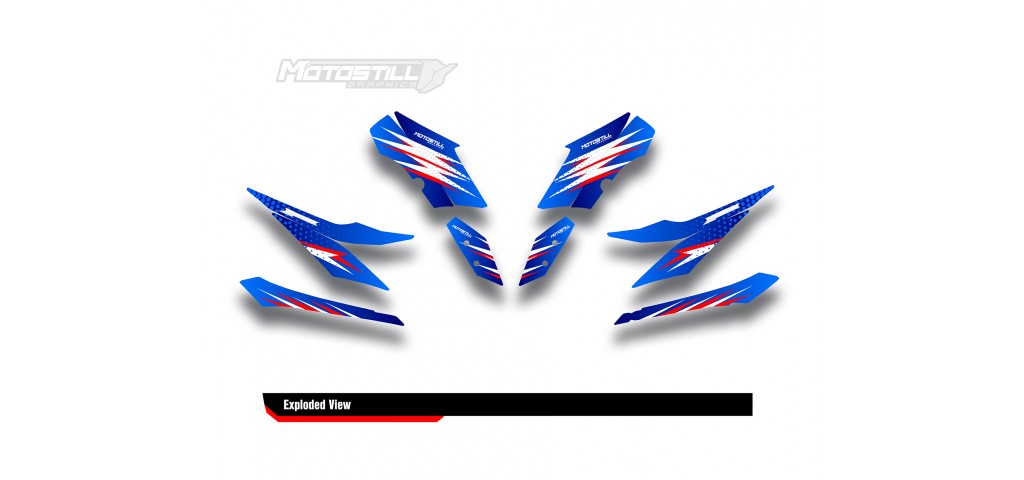 YAMAHA XMAX GRAPHIC STICKER SET - DECAL KIT
