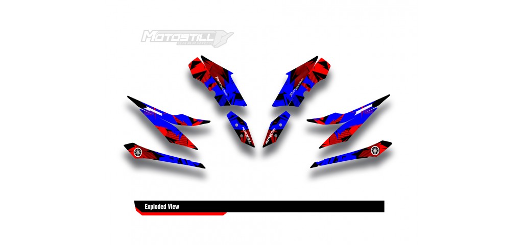 YAMAHA XMAX GRAPHIC STICKER SET - DECAL KIT