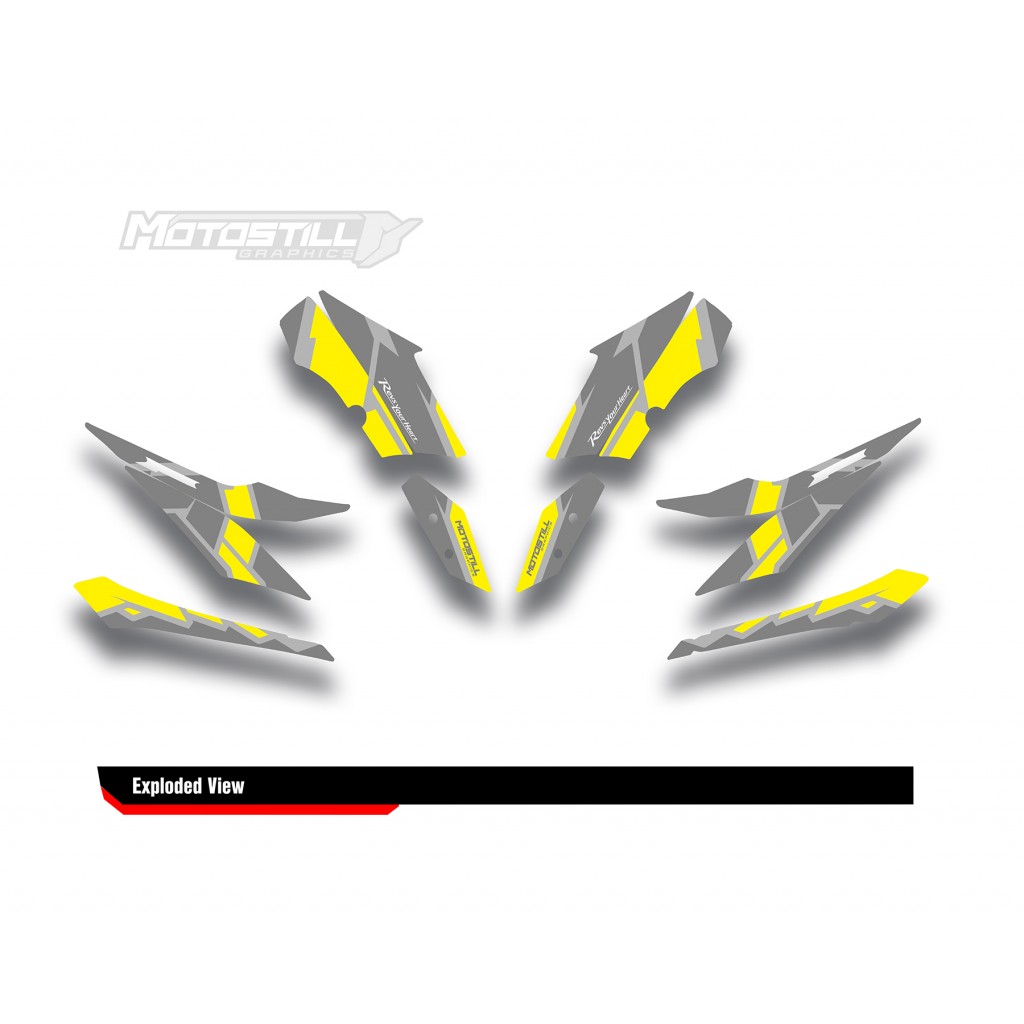 YAMAHA XMAX GRAPHIC STICKER SET - DECAL KIT