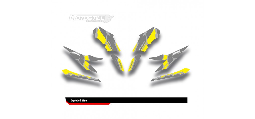 YAMAHA XMAX GRAPHIC STICKER SET - DECAL KIT