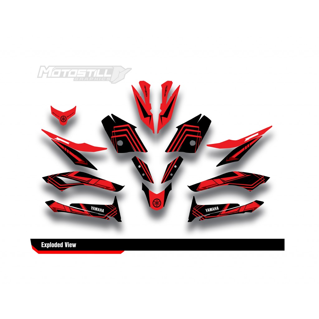 YAMAHA XMAX GRAPHIC STICKER SET - DECAL KIT
