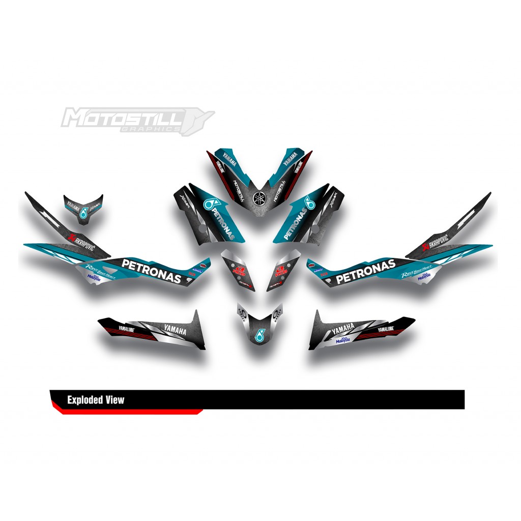 YAMAHA XMAX GRAPHIC STICKER SET - DECAL KIT