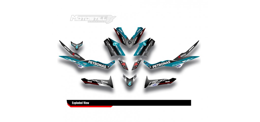 YAMAHA XMAX GRAPHIC STICKER SET - DECAL KIT