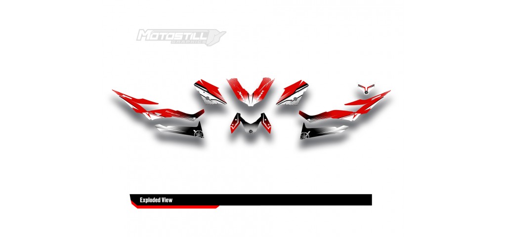 YAMAHA XMAX GRAPHIC STICKER SET - DECAL KIT