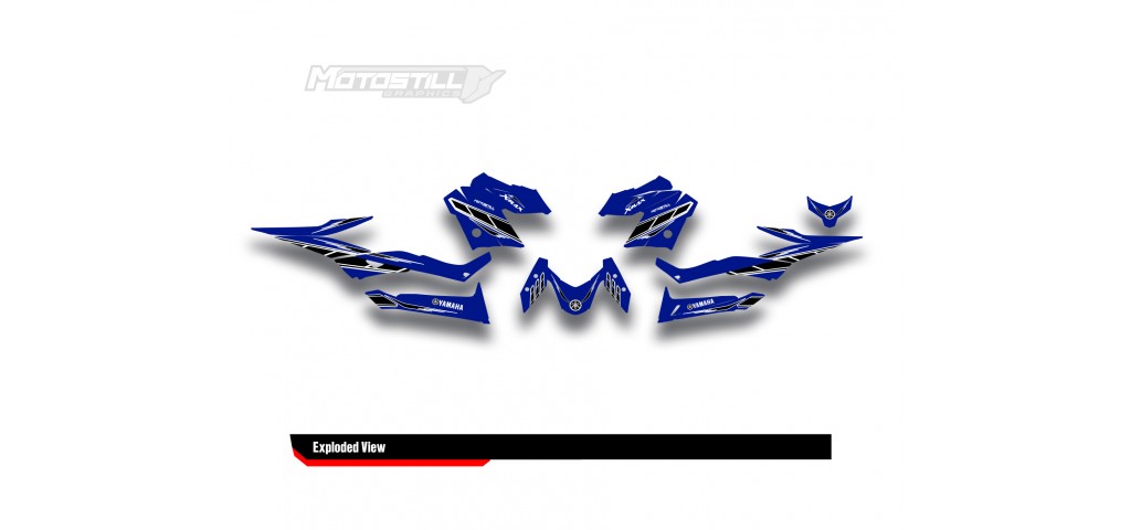 YAMAHA XMAX GRAPHIC STICKER SET - DECAL KIT
