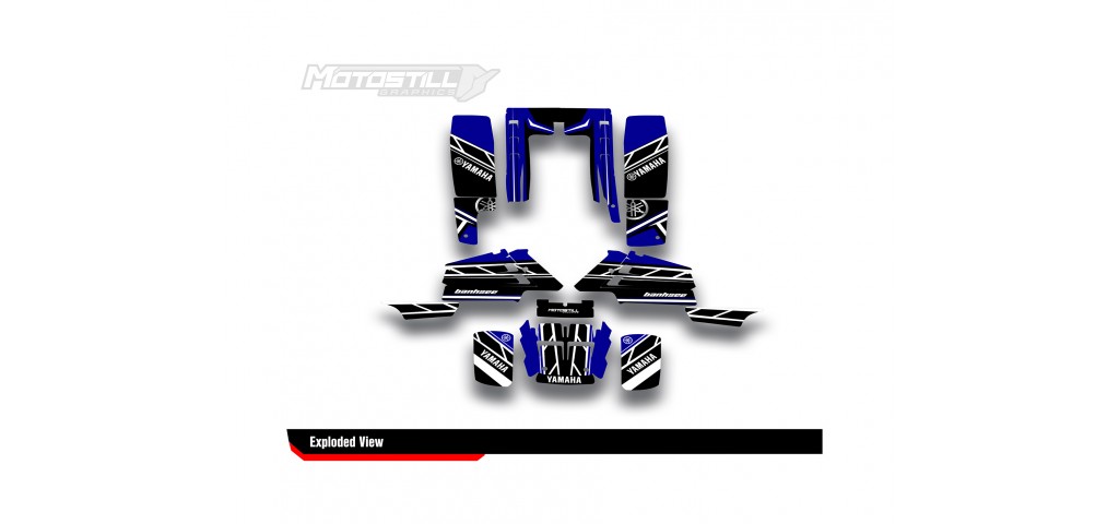 YAMAHA BANSHEE GRAPHIC STICKER SET - DECAL KIT