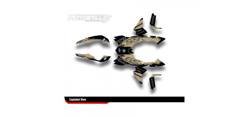 BMW F 800 GS 2008-2015 GRAPHIC SET - DECAL KIT