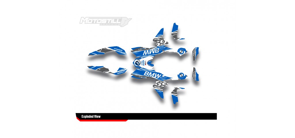BMW F 800 GS 2008-2015 GRAPHIC SET - DECAL KIT