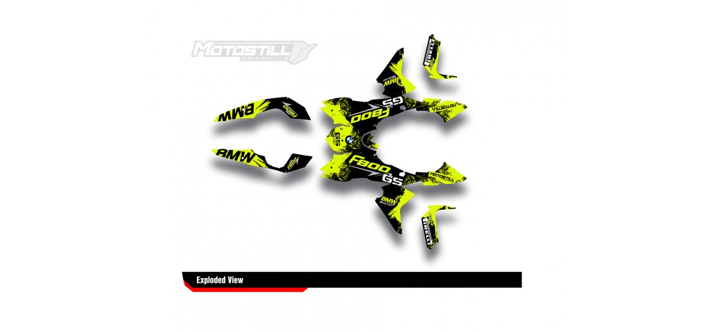 BMW F 800 GS 2008-2015 GRAPHIC SET - DECAL KIT