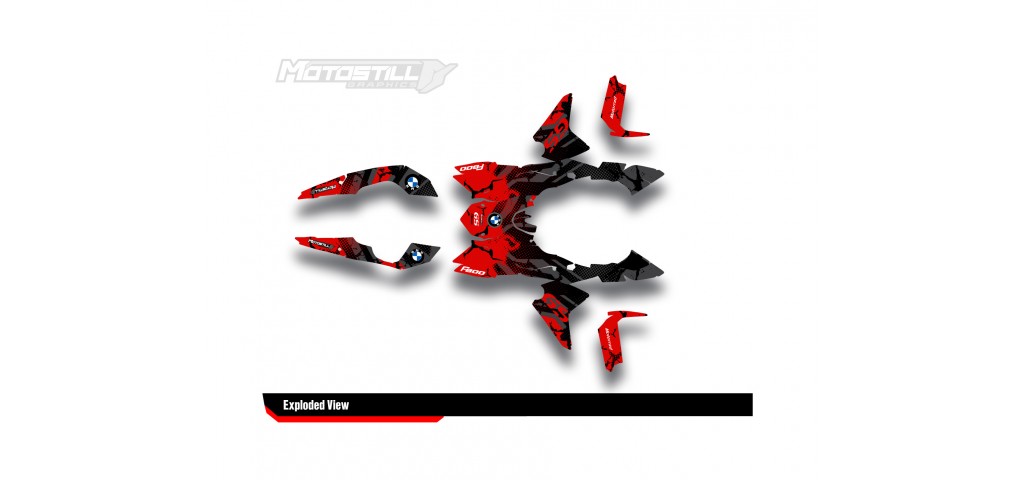 BMW F 800 GS 2008-2015 GRAPHIC SET - DECAL KIT