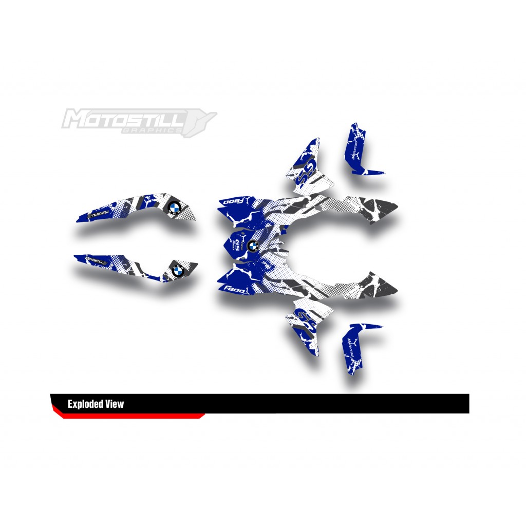 BMW F 800 GS 2008-2015 GRAPHIC SET - DECAL KIT