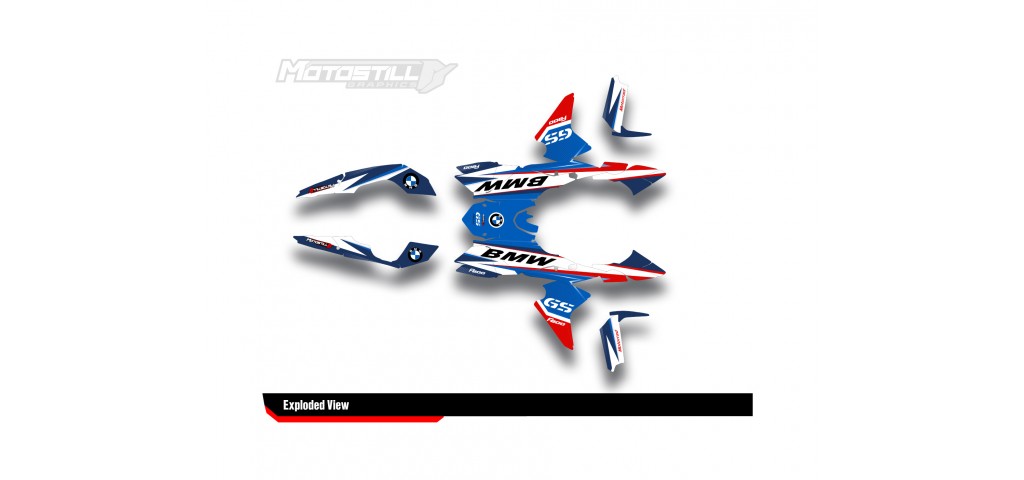BMW F 800 GS 2008-2015 GRAPHIC SET - DECAL KIT