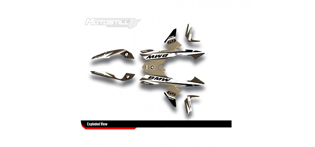 BMW F 800 GS 2008-2015 GRAPHIC SET - DECAL KIT