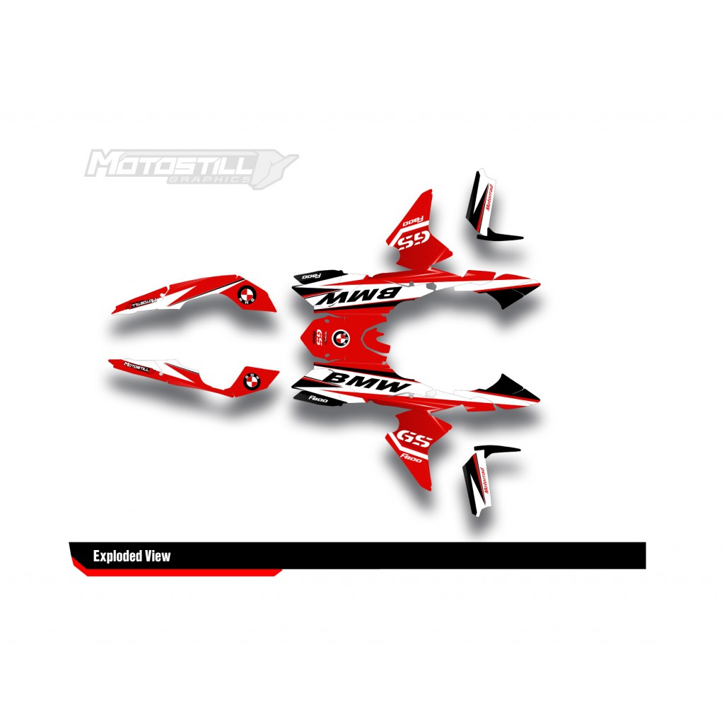 BMW F 800 GS 2008-2015 GRAPHIC SET - DECAL KIT