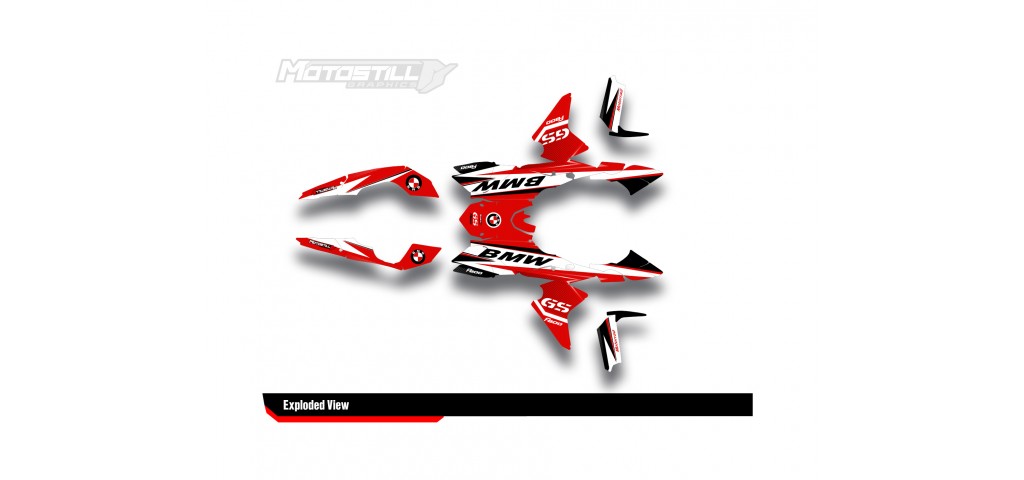 BMW F 800 GS 2008-2015 GRAPHIC SET - DECAL KIT