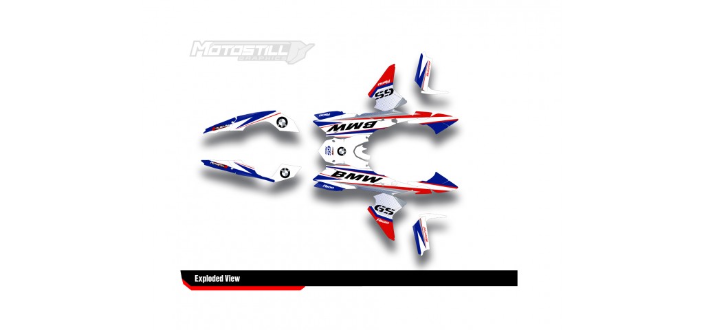 BMW F 800 GS 2008-2015 GRAPHIC SET - DECAL KIT