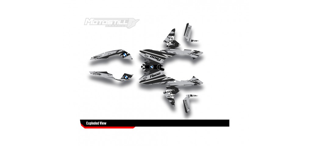 BMW F 800 GS 2008-2015 GRAPHIC SET - DECAL KIT