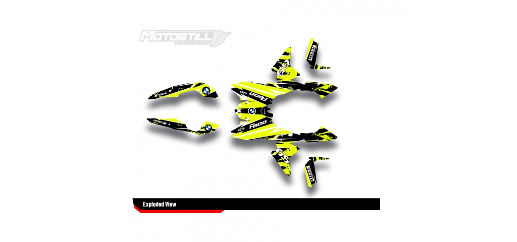 BMW F 800 GS 2008-2015 GRAPHIC SET - DECAL KIT