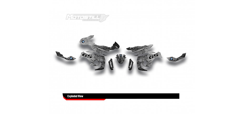 BMW F 800 GS 2008-2015 GRAPHIC SET - DECAL KIT