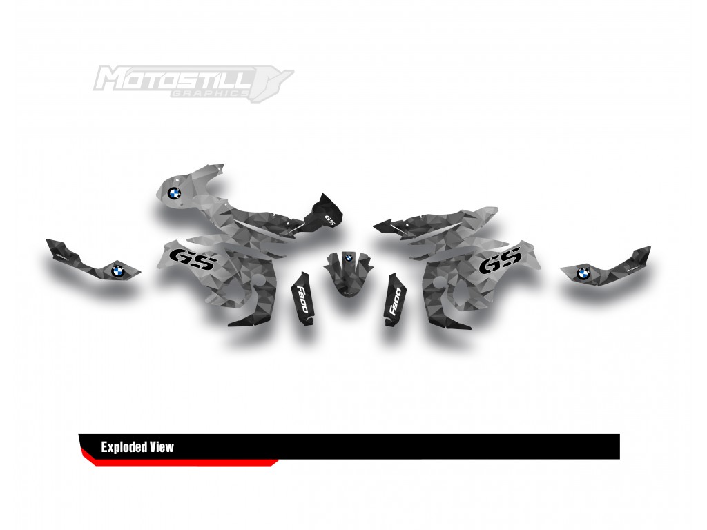 BMW F 800 GS 2013-2015 GRAPHIC SET - DECAL KIT