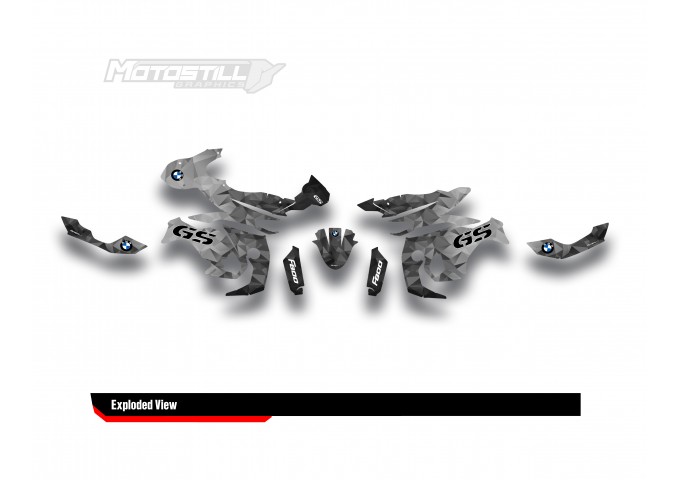 BMW F 800 GS 2013-2015 GRAPHIC SET - DECAL KIT