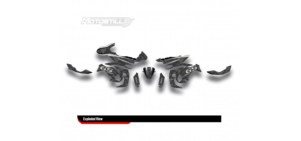BMW F 800 GS 2008-2015 GRAPHIC SET - DECAL KIT