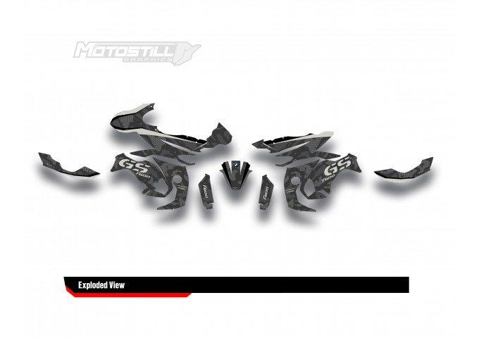 BMW F 800 GS 2013-2015 GRAPHIC SET - DECAL KIT