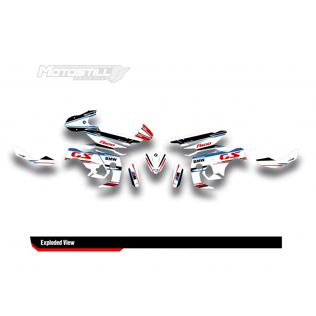 BMW F 800 GS 2008-2015 GRAPHIC SET - DECAL KIT
