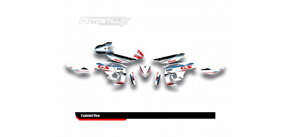 BMW F 800 GS 2008-2015 GRAPHIC SET - DECAL KIT