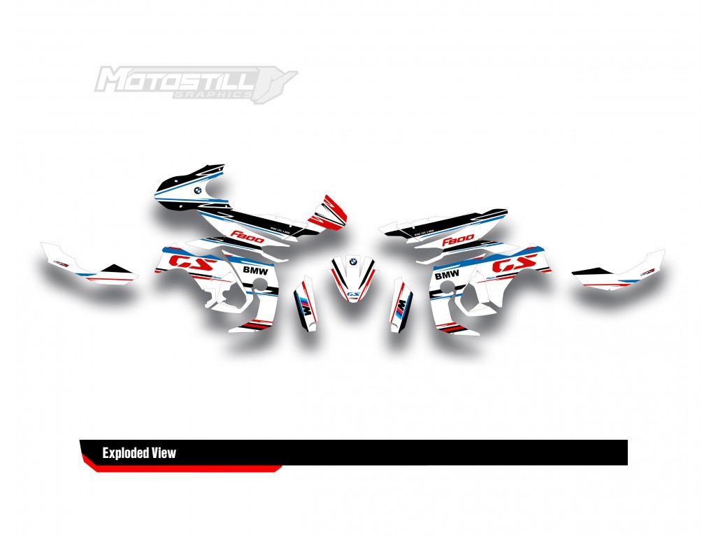 BMW F 800 GS 2013-2015 GRAPHIC SET - DECAL KIT