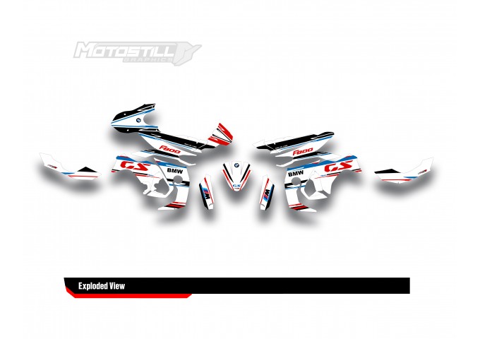 BMW F 800 GS 2013-2015 GRAPHIC SET - DECAL KIT