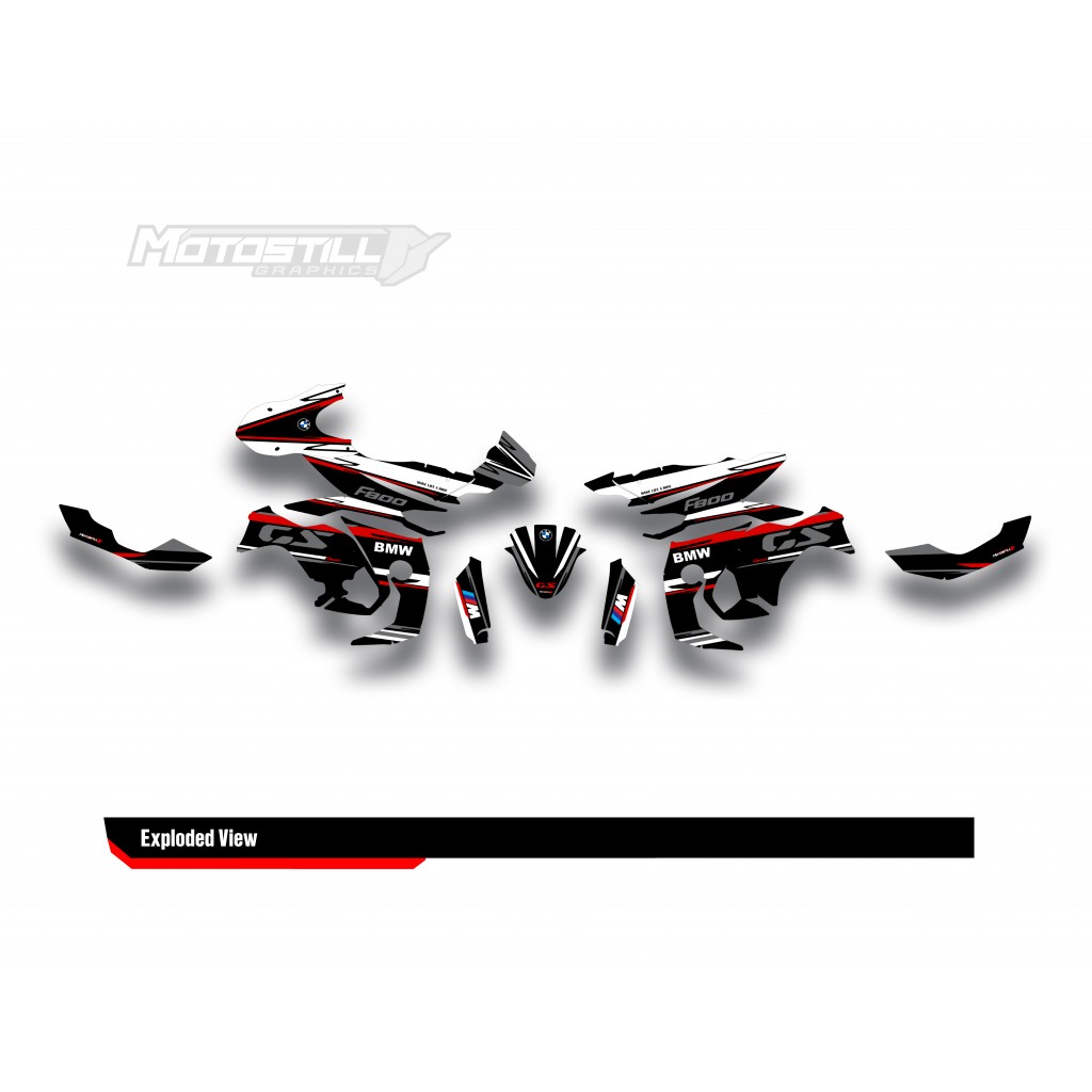BMW F 800 GS 2008-2015 GRAPHIC SET - DECAL KIT