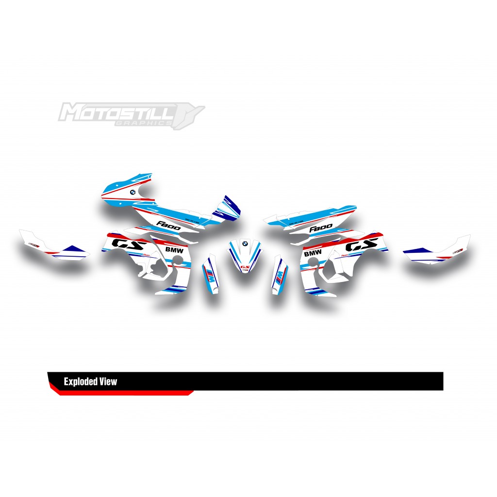 BMW F 800 GS 2008-2015 GRAPHIC SET - DECAL KIT