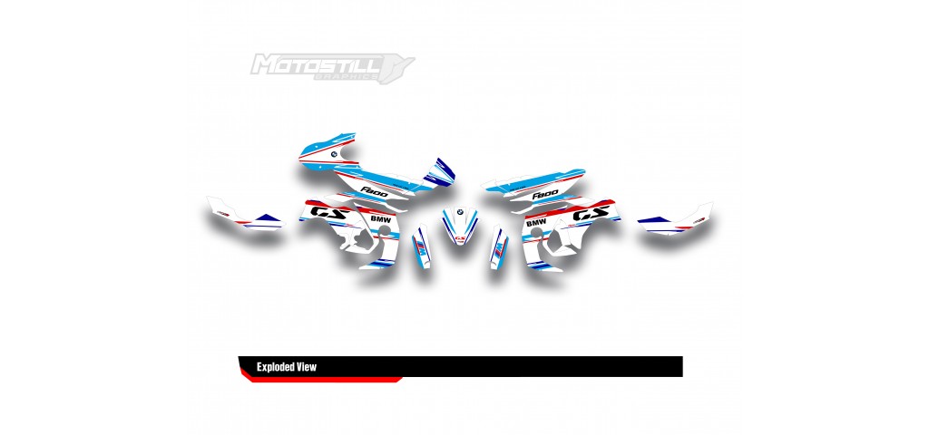 BMW F 800 GS 2008-2015 GRAPHIC SET - DECAL KIT