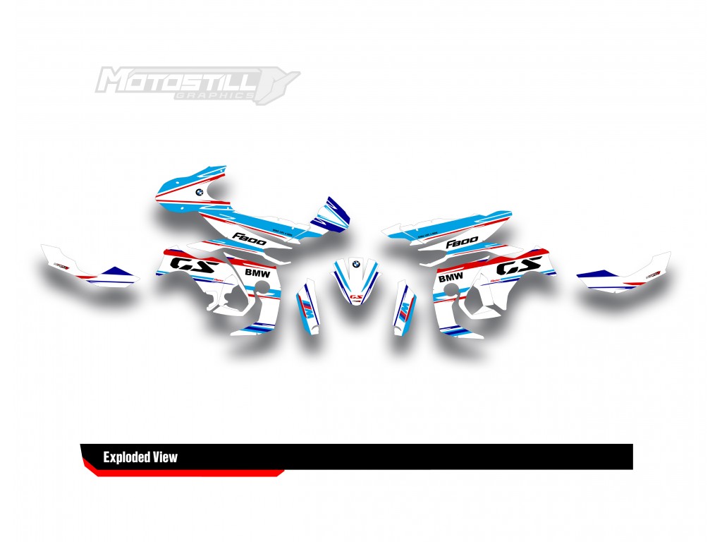 BMW F 800 GS 2013-2015 GRAPHIC SET - DECAL KIT