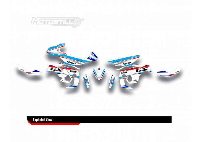 BMW F 800 GS 2013-2015 GRAPHIC SET - DECAL KIT