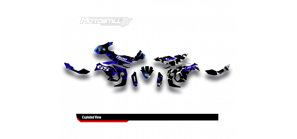 BMW F 800 GS 2008-2015 GRAPHIC SET - DECAL KIT
