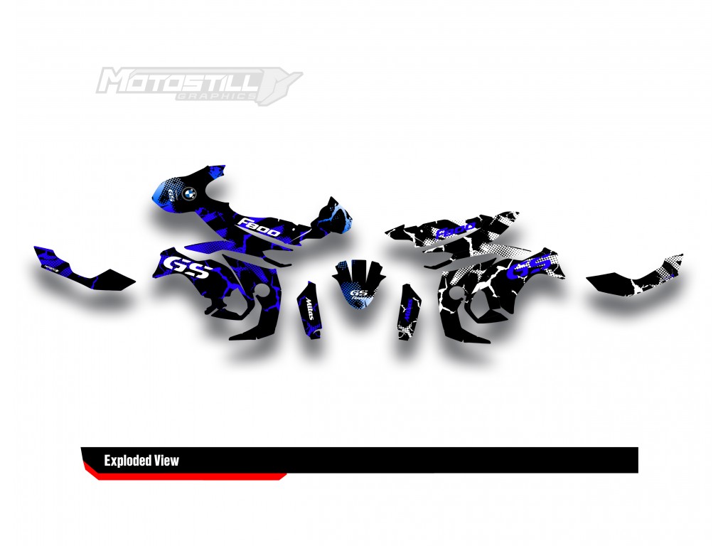 BMW F 800 GS 2008-2015 GRAPHIC SET - DECAL KIT