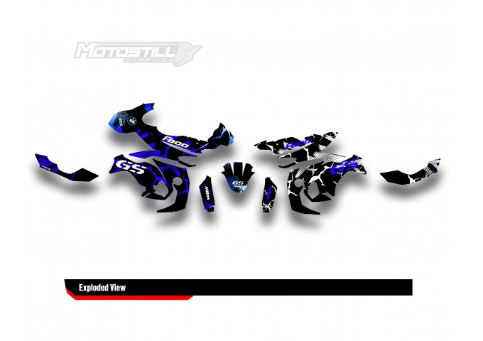 BMW F 800 GS 2008-2015 GRAPHIC SET - DECAL KIT