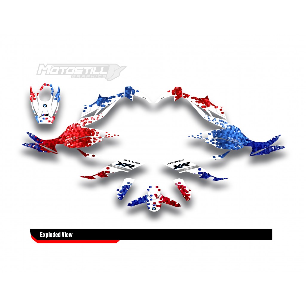 BMW S 1000 XR 2020-2023 GRAPHIC SET - DECAL KIT